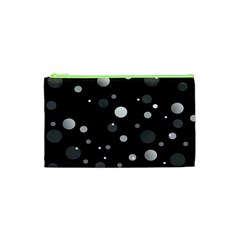 Decorative Dots Pattern Cosmetic Bag (xs) by ValentinaDesign