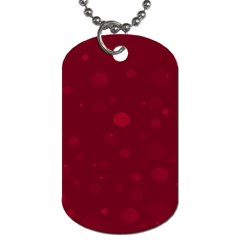 Decorative Dots Pattern Dog Tag (two Sides) by ValentinaDesign