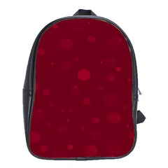 Decorative Dots Pattern School Bags (xl)  by ValentinaDesign