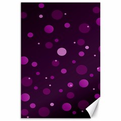 Decorative Dots Pattern Canvas 12  X 18   by ValentinaDesign