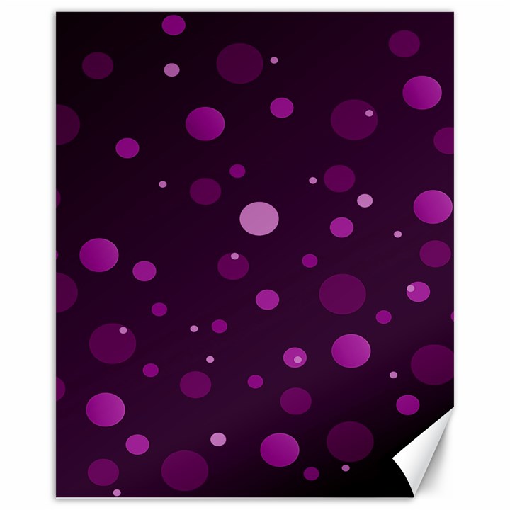 Decorative dots pattern Canvas 16  x 20  