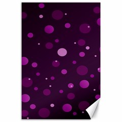 Decorative Dots Pattern Canvas 24  X 36 