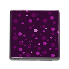 Decorative Dots Pattern Memory Card Reader (square) by ValentinaDesign