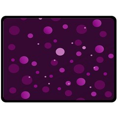 Decorative Dots Pattern Fleece Blanket (large)  by ValentinaDesign