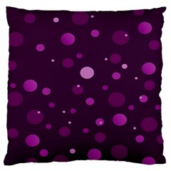 Decorative Dots Pattern Large Cushion Case (one Side) by ValentinaDesign