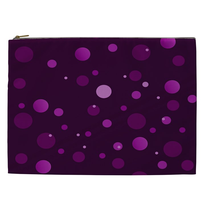 Decorative dots pattern Cosmetic Bag (XXL) 