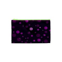 Decorative Dots Pattern Cosmetic Bag (xs) by ValentinaDesign