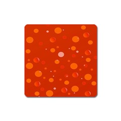 Decorative dots pattern Square Magnet