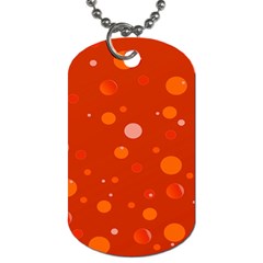 Decorative dots pattern Dog Tag (One Side)