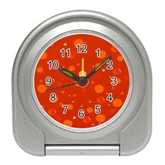 Decorative dots pattern Travel Alarm Clocks