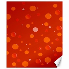 Decorative dots pattern Canvas 8  x 10 