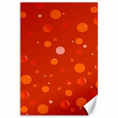 Decorative dots pattern Canvas 12  x 18  