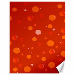 Decorative dots pattern Canvas 18  x 24  