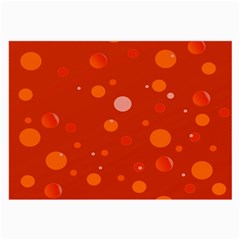 Decorative dots pattern Large Glasses Cloth (2-Side)