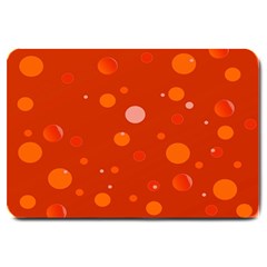 Decorative dots pattern Large Doormat 