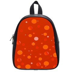 Decorative dots pattern School Bags (Small) 