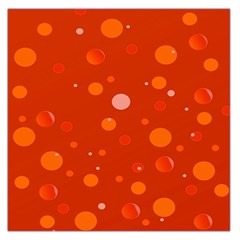 Decorative dots pattern Large Satin Scarf (Square)