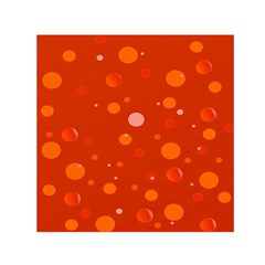 Decorative dots pattern Small Satin Scarf (Square)