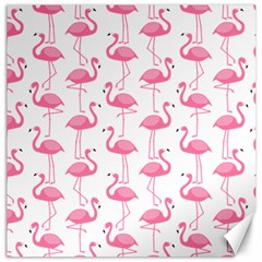 Pink Flamingos Pattern Canvas 20  X 20   by Nexatart