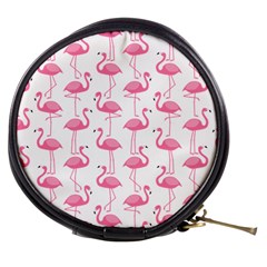 Pink Flamingos Pattern Mini Makeup Bags by Nexatart