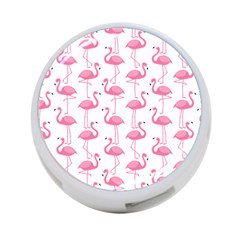 Pink Flamingos Pattern 4-port Usb Hub (one Side) by Nexatart