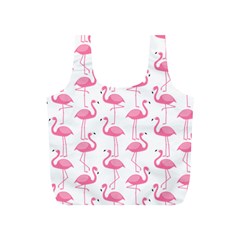 Pink Flamingos Pattern Full Print Recycle Bags (s)  by Nexatart