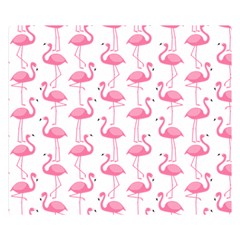 Pink Flamingos Pattern Double Sided Flano Blanket (small)  by Nexatart