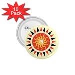 Yin Yang Sunshine 1.75  Buttons (10 pack) Front