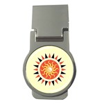 Yin Yang Sunshine Money Clips (Round)  Front