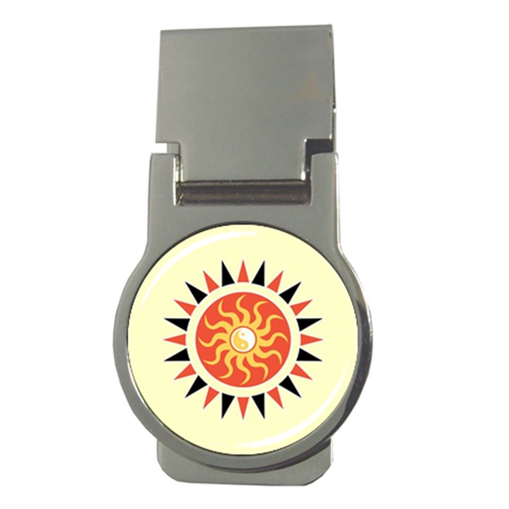 Yin Yang Sunshine Money Clips (Round) 