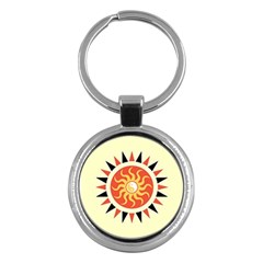 Yin Yang Sunshine Key Chains (round)  by linceazul