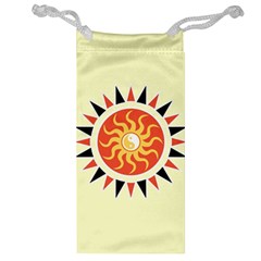 Yin Yang Sunshine Jewelry Bag by linceazul