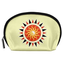 Yin Yang Sunshine Accessory Pouches (large)  by linceazul