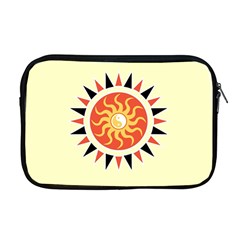 Yin Yang Sunshine Apple Macbook Pro 17  Zipper Case by linceazul