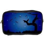 Nightscape Landscape Illustration Toiletries Bags 2-Side Back