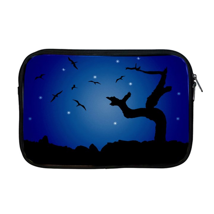 Nightscape Landscape Illustration Apple MacBook Pro 17  Zipper Case