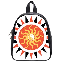 Yin Yang Sunshine School Bags (small)  by linceazul