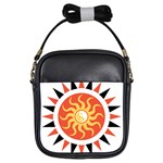 Yin Yang Sunshine Girls Sling Bags Front