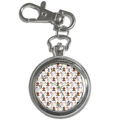 Christmas Trio Pattern Key Chain Watches by Nexatart