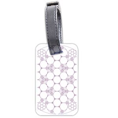 Density Multi Dimensional Gravity Analogy Fractal Circles Luggage Tags (one Side)  by Nexatart