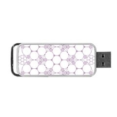 Density Multi Dimensional Gravity Analogy Fractal Circles Portable Usb Flash (one Side) by Nexatart