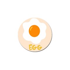 Egg Eating Chicken Omelette Food Golf Ball Marker by Nexatart