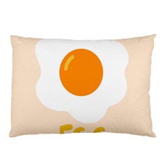 Egg Eating Chicken Omelette Food Pillow Case by Nexatart