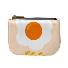 Egg Eating Chicken Omelette Food Mini Coin Purses by Nexatart