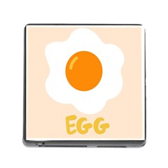 Egg Eating Chicken Omelette Food Memory Card Reader (square) by Nexatart