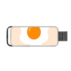 Egg Eating Chicken Omelette Food Portable Usb Flash (one Side) by Nexatart