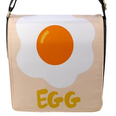 Egg Eating Chicken Omelette Food Flap Messenger Bag (s) by Nexatart