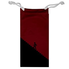 Walking Stairs Steps Person Step Jewelry Bag by Nexatart