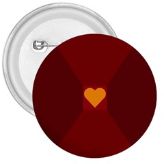 Heart Red Yellow Love Card Design 3  Buttons by Nexatart