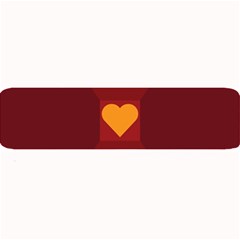 Heart Red Yellow Love Card Design Large Bar Mats by Nexatart